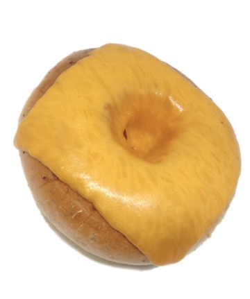 Bagel with Asagio Cheese